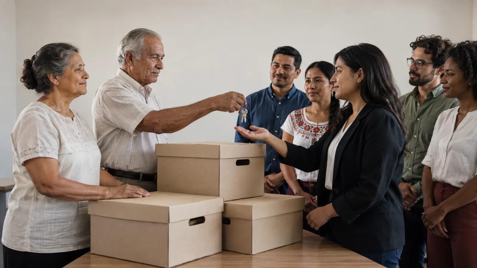 Una familia entrega archivos de una organización comunitaria a un consejo diverso en vez de conservar el control.