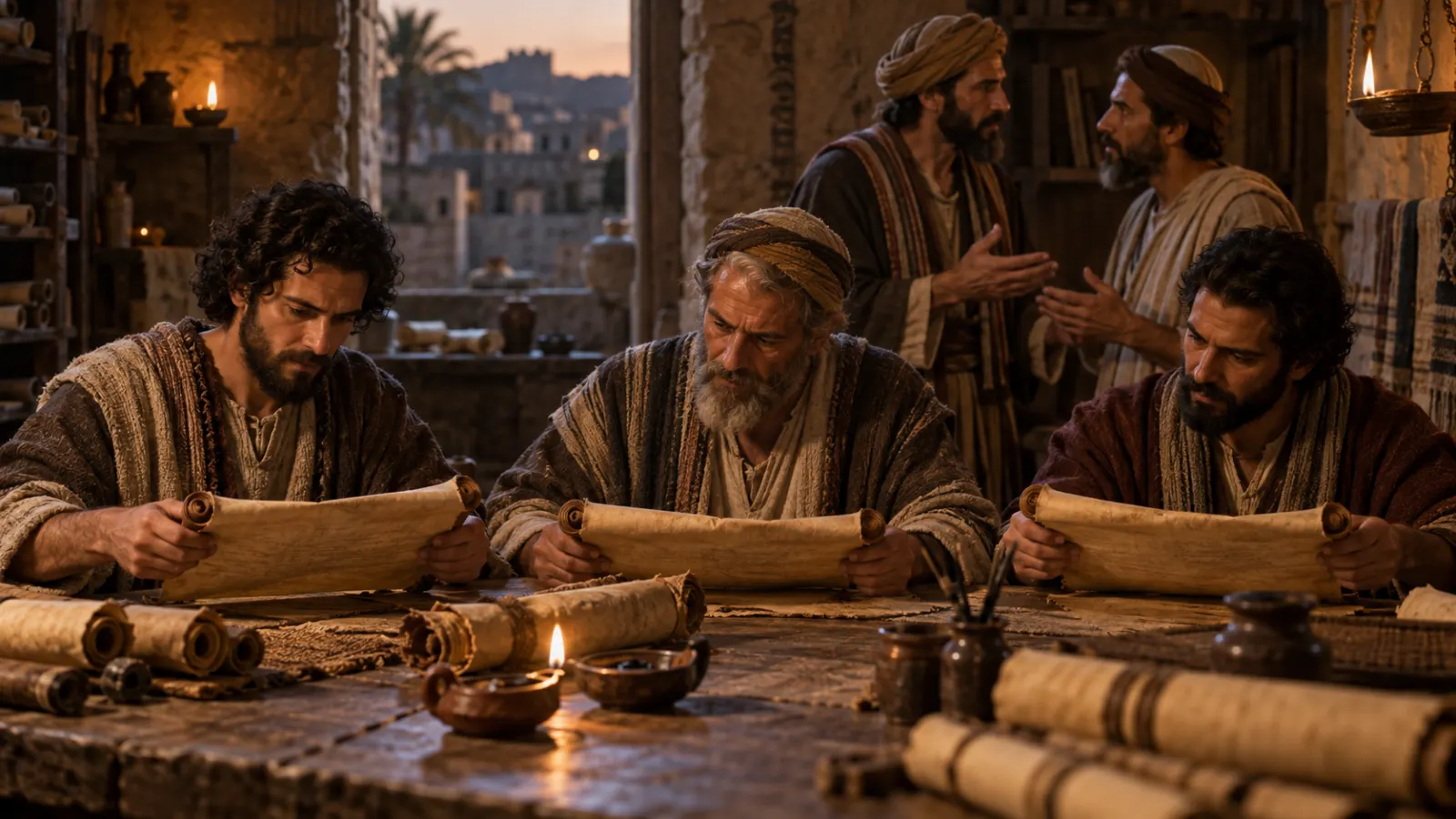 Matthew, Mark, and Luke overlap so closely that some form of literary relationship is widely accepted. The debate concerns the direction of dependence and possible sources—not whether the Holy Spirit could work through ordinary historical means.