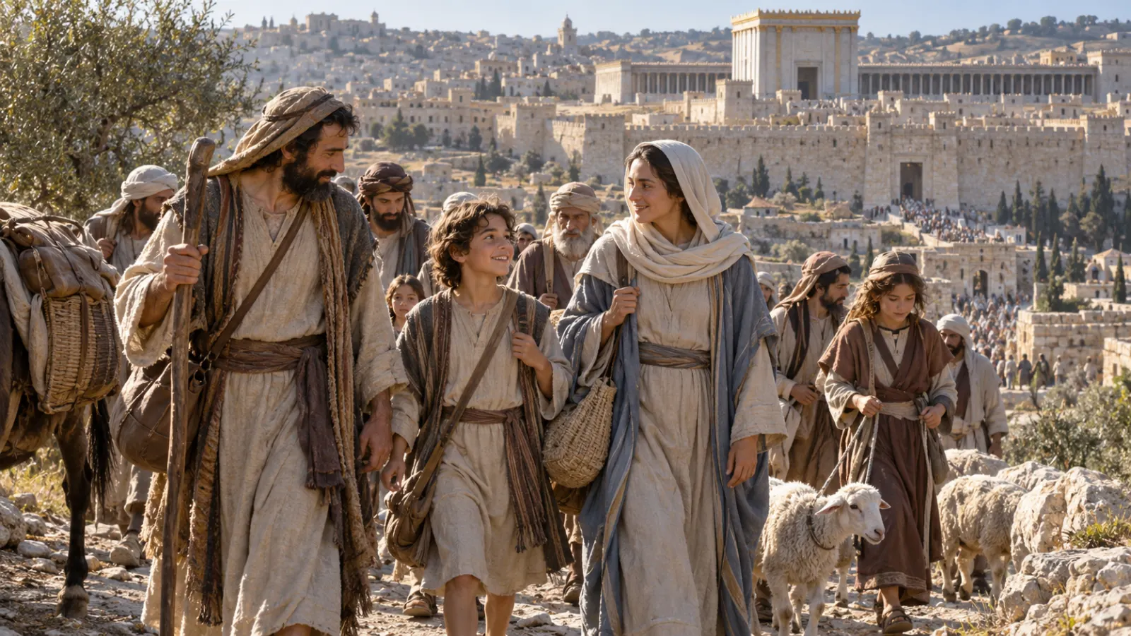 Jesús a los Doce y la Peregrinación de Pascua