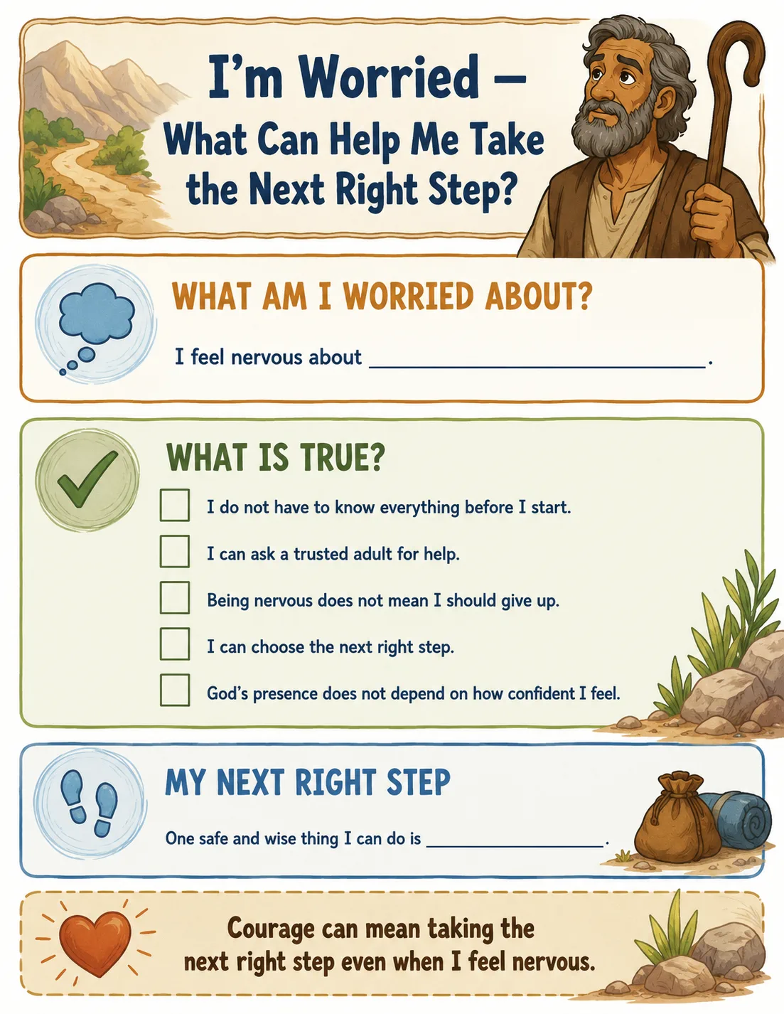 I’m Worried — What Can Help Me Take the Next Right Step?