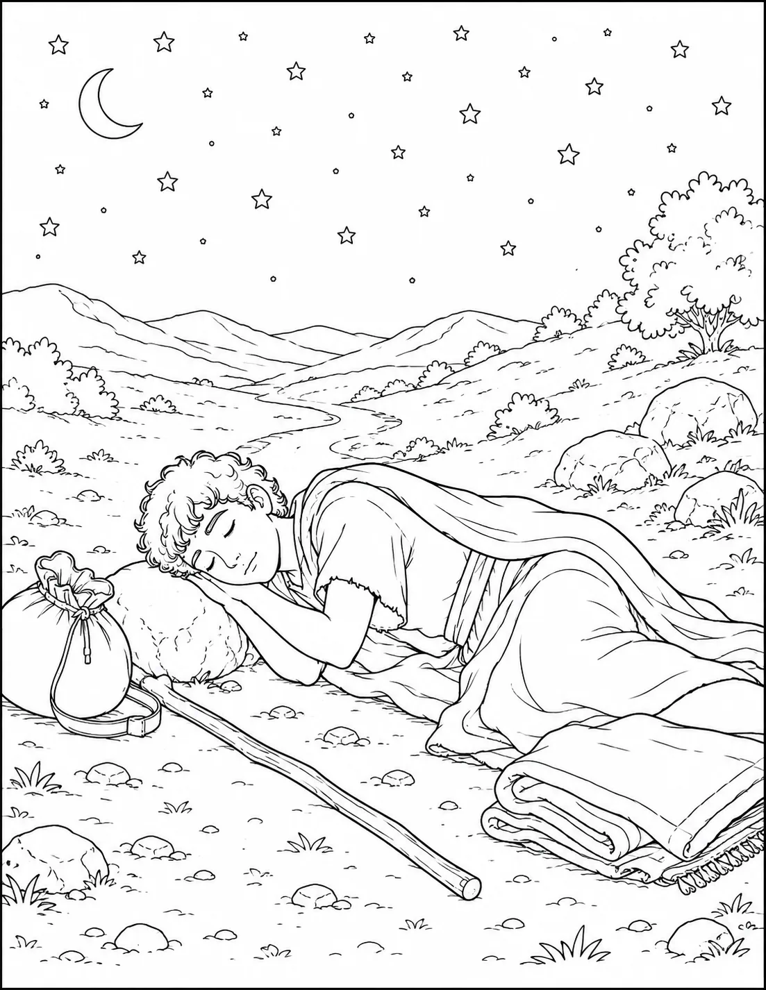 Jacob Sleeps Under the Stars