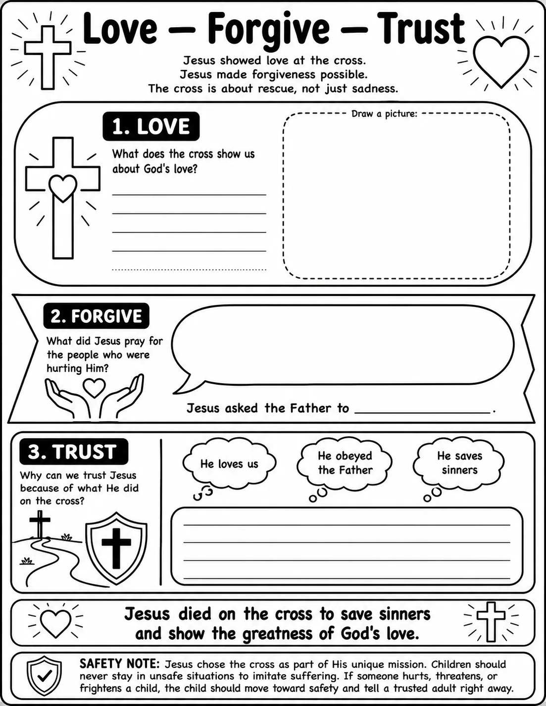 Love — Forgive — Trust