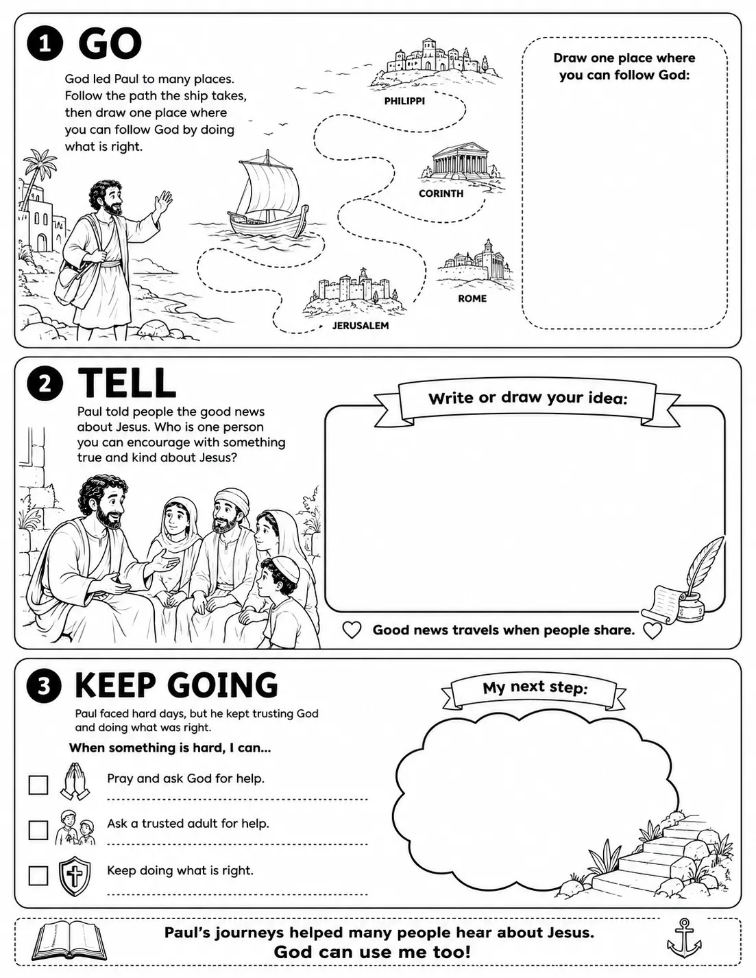 Go — Tell — Keep Going