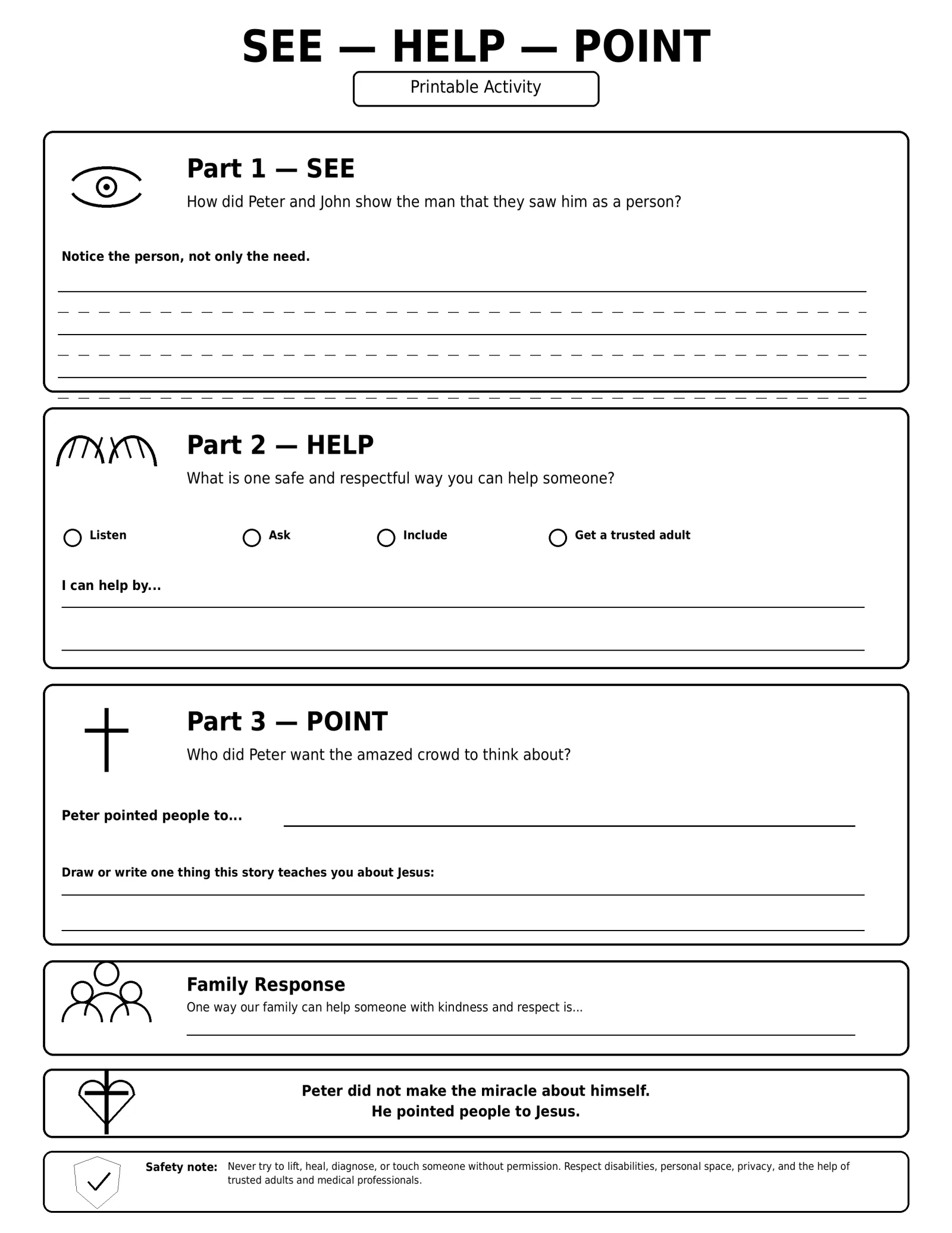 See — Help — Point