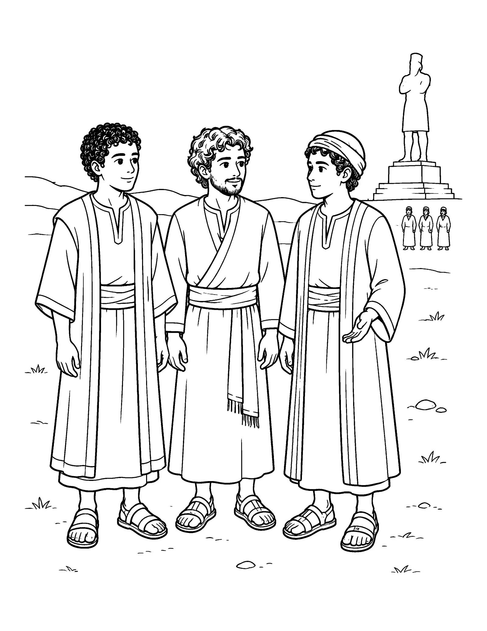 Los tres amigos permanecen juntos