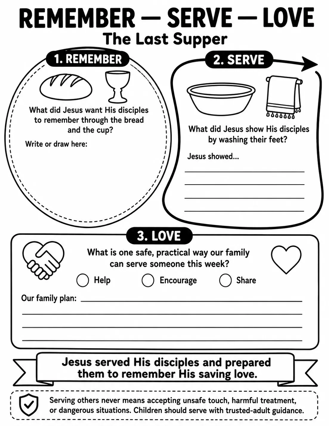 Remember — Serve — Love